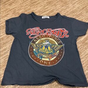 Daydreamer Woman’s Graphic T-Shirt - Gray Aerosmith